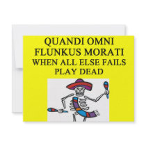 play dead proverb custom announcement