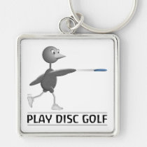 Play Disc Golf keychains