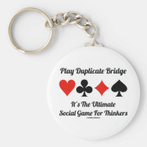 Play Duplicate Bridge It's Ultimate Social Game Key Chain