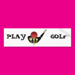 Play Golf Bumper Stickers