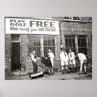 Play Golf Free (While Having Your Suit Pressed)