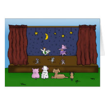 Play Greeting Card - Break a leg