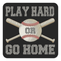 Play Hard or Go Home Stickers