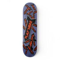 Play Here Skateboard by odd_eyed Play Here Skateboard