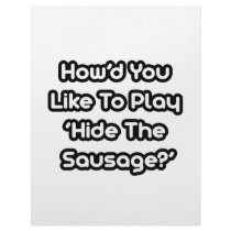 Play Hide The Sausage? Personalized Letterhead