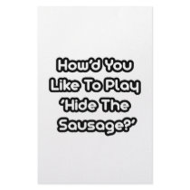 Play Hide The Sausage? stationery