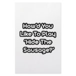 Play Hide The Sausage? Stationery Paper