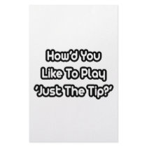 Play Just The Tip? stationery by Funny_MoFo_Shirts Play Just The Tip? stationery