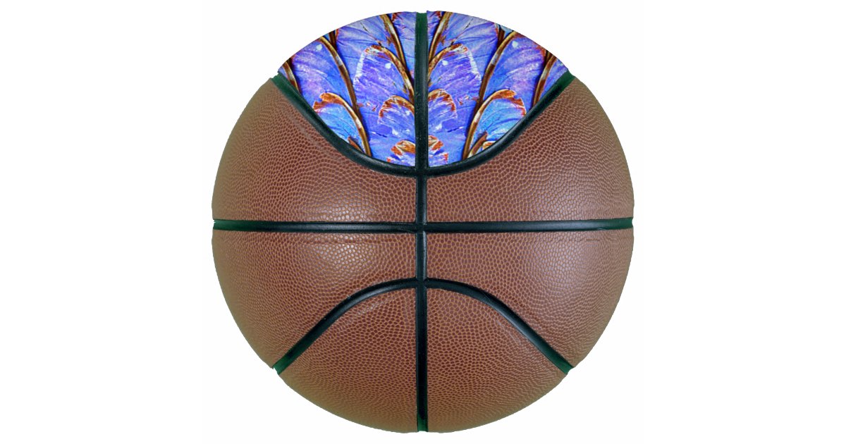 Play like a Girl! Personalized Butterfly Wings Basketball Zazzle