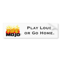 Play Loud Bumper Sticker bumper stickers