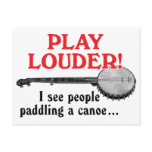 Play Louder Postcard Play Louder Postcard