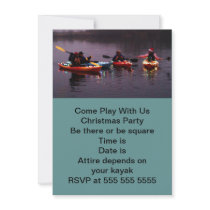 Play Party at Christmas Personalized Announcement