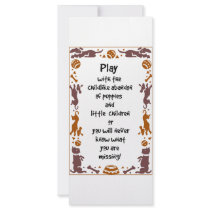 Play rack cards