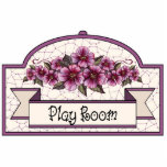 "Play Room" - Decorative Sign - 13 Photo Sculpture