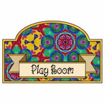 "Play Room" - Decorative Sign Cut Out