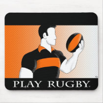 Play Rugby Mouse Pad mousepads