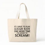 Play Sleigh Ride Canvas Bag
