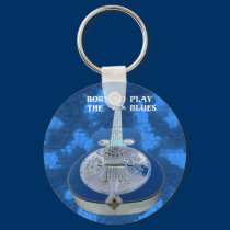 Play the Blues Keychain