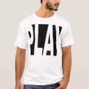 PLAY t-shirts by afreka PLAY t-shirts