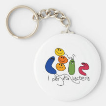 Play with Bacteria Key Chains