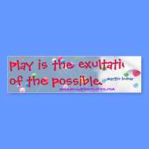 play with buber bumper stickers