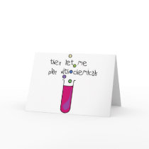 Play with Chemicals Greeting Card