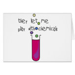 Play with Chemicals Greeting Card