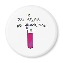 Play with Chemicals magnets by SuperBug Play with Chemicals magnets