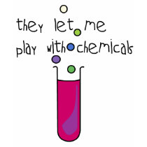 Play with Chemicals t-shirts by SuperBug Play with Chemicals t-shirts