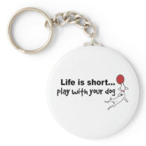 Play with Your Dog Keychain