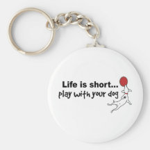 Play with Your Dog Keychain