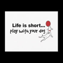 Play with Your Dog postcards