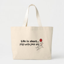 Play with Your Dog Tote Bags