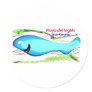 Playa del Ingles Gran Canaria Round Stickers