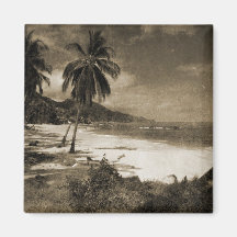 Playa Los Caballos Antique Refrigerator Magnet