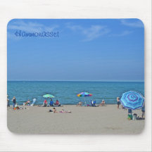 Playa Mousepad de Hammonasset Tapetes De Raton