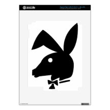 PLAYABOY lifestyle magazine donkey logo Decal For iPad 3
