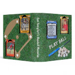 Playball - Baseball Memories Keepsake Album 3 Ring Binder