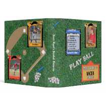 Playball Marquee Baseball Keepsake Album binders by malibuitalian Playball Marquee Baseball Keepsake Album binders