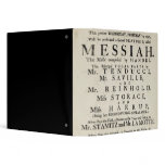 Playbill advertising a performance binders