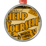 Playbill Help Yourself Christmas Ornaments