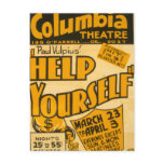 Playbill Help Yourself Postcard