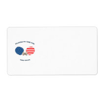 Played in USA Table Tennis Custom Shipping Label
