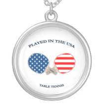 Played in USA Table Tennis Necklaces