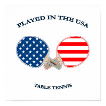 Played in USA Table Tennis posters by HappyDoggies Played in USA Table Tennis posters