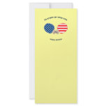 Played in USA Table Tennis rack cards