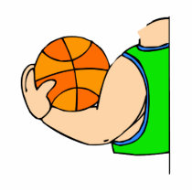 Player holding Ball Photo Cutouts