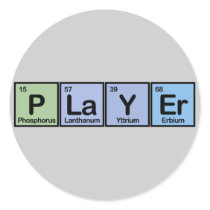 Player made of Elements stickers