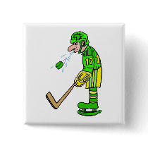 Player spitting out puck buttons