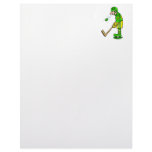 Player spitting out puck letterhead template